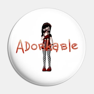 Adorkable Pin