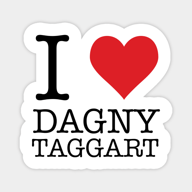 I Heart Dagny Taggart Magnet by Woah_Jonny