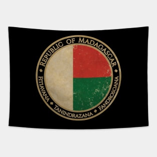 Vintage Republic of Madagascar Africa African Flag Tapestry