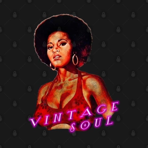 80s Soul Vintage Beauty Girl by 8 Fists of Tees