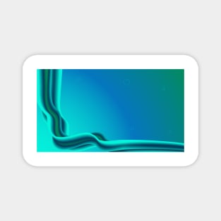 Modern blue gradient Magnet