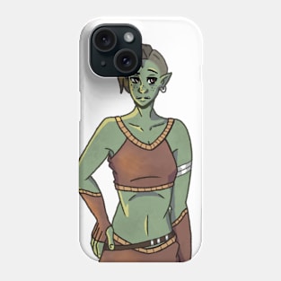 Orc Woman Portriat Phone Case