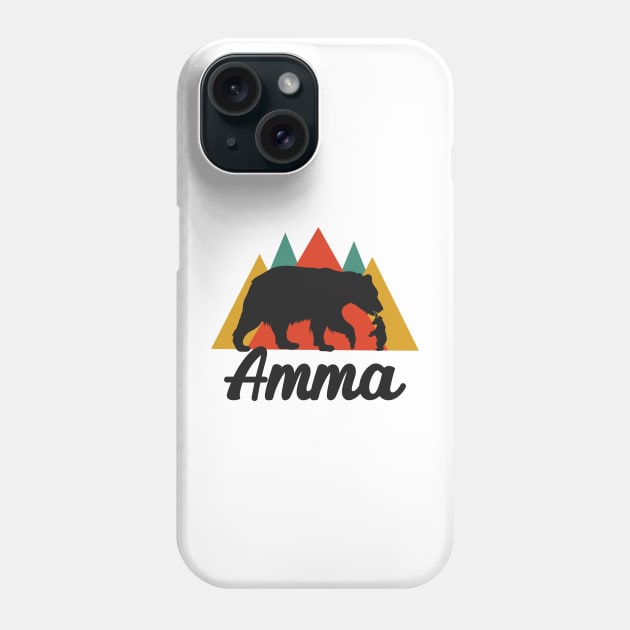 Tamil Mom Mother's Day Amma Momma Bear Phone Case by alltheprints