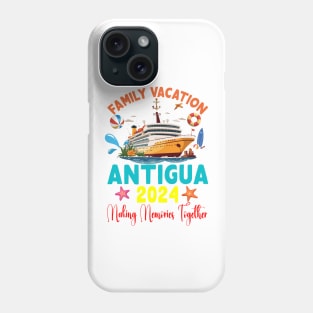 Family Vacation Antigua 2024 Family Matching Group Summer Phone Case