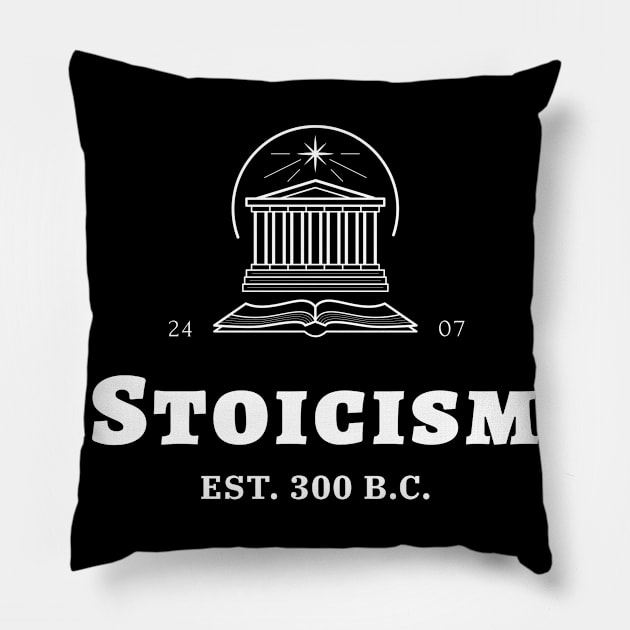 Stoicism Classic Pillow by StoicChimp