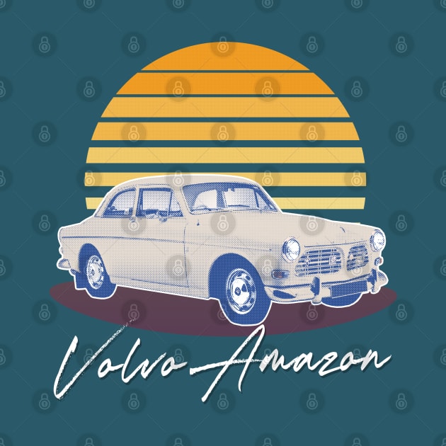 Volvo Amazon / Retro Fan Art Design by DankFutura