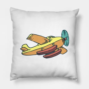 Cartoon Plane Kids | Tshirt & Gift Pillow