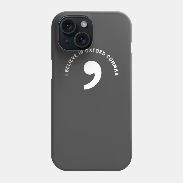 Oxford Comma Phone Case by jackraken