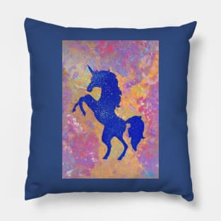 Galactic Unicorn Pillow