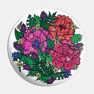 Floral Arrangement Pin