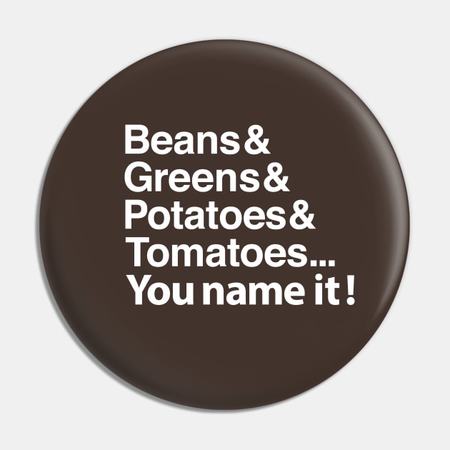 Beans, greens, potatoes... Pin by Dansmash