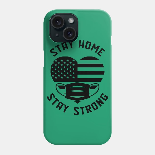 Stay Home Phone Case by Design Anbay