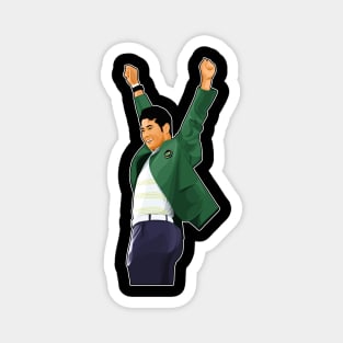 Hideki Matsuyama Green Jacket Magnet