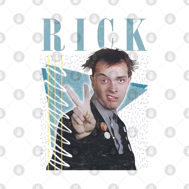 Rick // The Young Ones \\ 80s Retro Fan Artwork Design by DankFutura