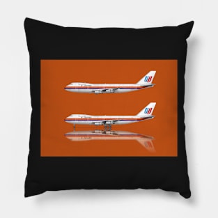 United Classic 747-200 Pillow