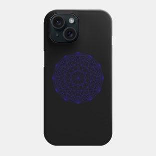 Brilliant Blue Sphere Phone Case