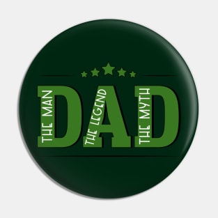 The Man DAD Pin
