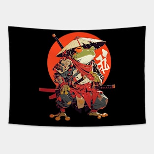 samurai frog Tapestry