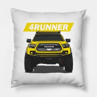 4Runner Toyota Front View - Yellow Pillow