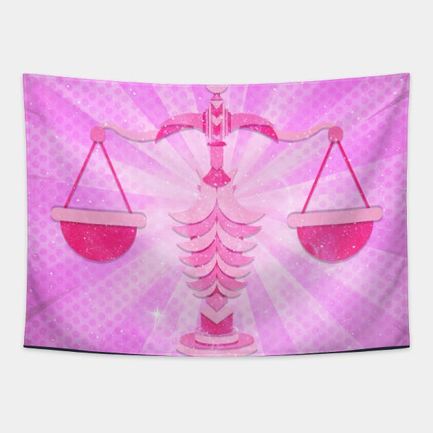 Libra Astrological sign Tapestry by Gemini DayDreamer