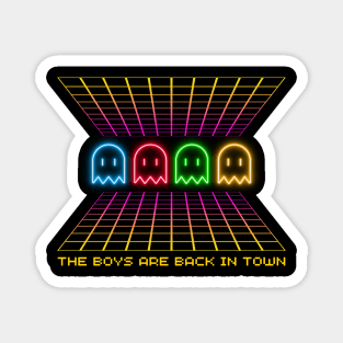 8 Bit Legends, the ghosts are back in town, Pac Man Ghosts Magnet