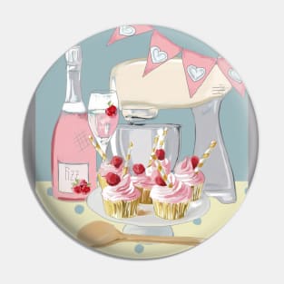 Pink Prosecco cupcakes Pin