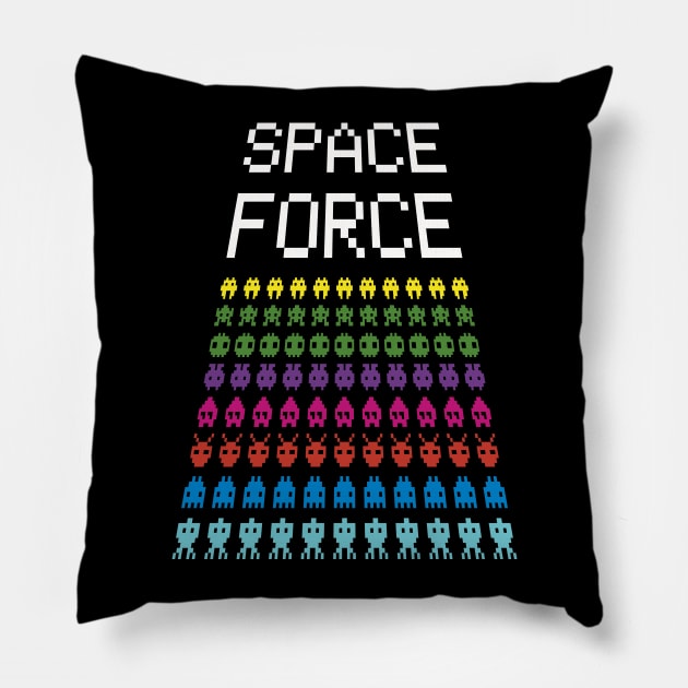 Space Force Pillow by nickbeta