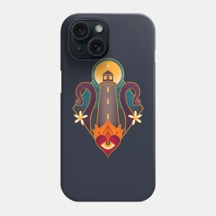 Lighthouse&Kraken Phone Case