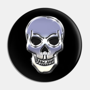 CHROME SKULL #1 Pin