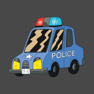 angry police car T-Shirt