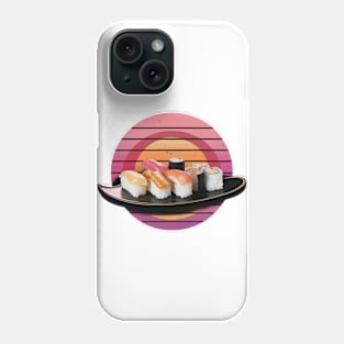 Retro sushi retro vintage sunset Phone Case