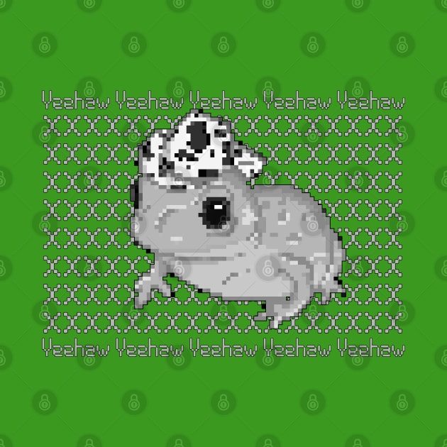 Yeehaw Frog Sweater by RoserinArt