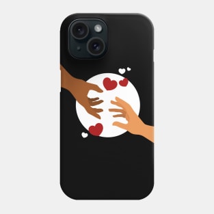 Helping Hand Hearts Phone Case