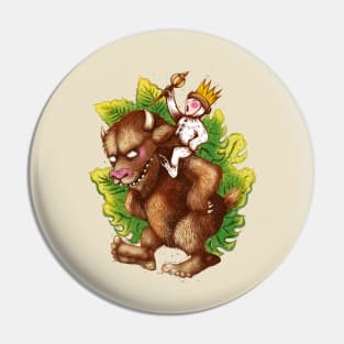 Wild things Pin