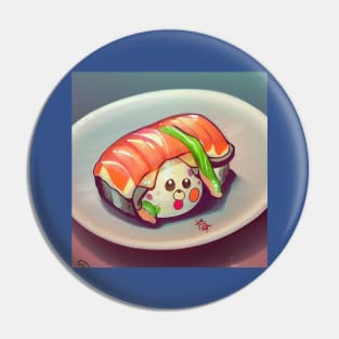 Kawaii Anime Sushi Pin