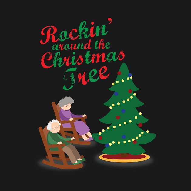 Rocking Around the Christmas Tree Chair by FalconArt