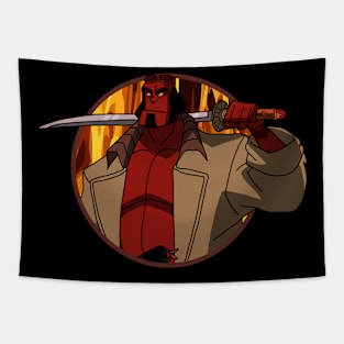 Hellboy Tapestry