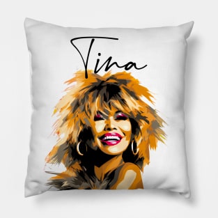Tina Turner: The Queen of Rock, RIP 1939 - 2023 Pillow