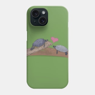 Turtle love Phone Case