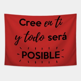 Cree en ti y todo será posible Tapestry