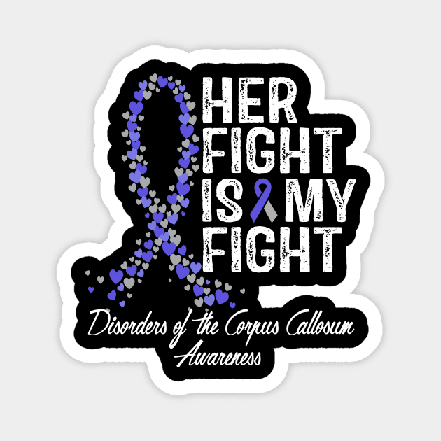 Disorders of the Corpus Callosum Awareness Her Fight Is My Fight Magnet by RW