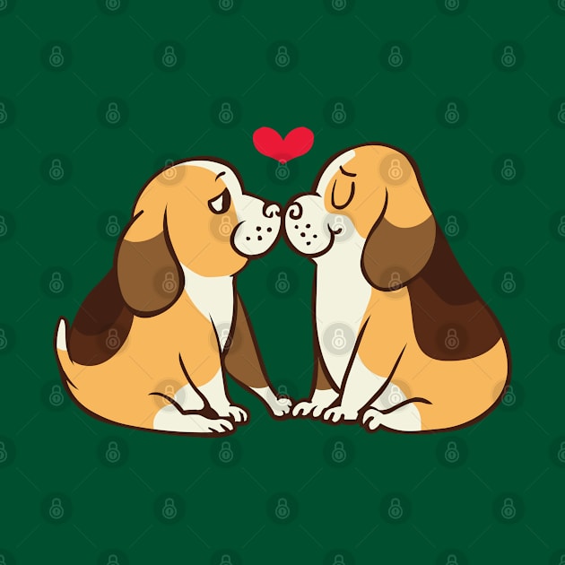 Beagle Kisses by huebucket