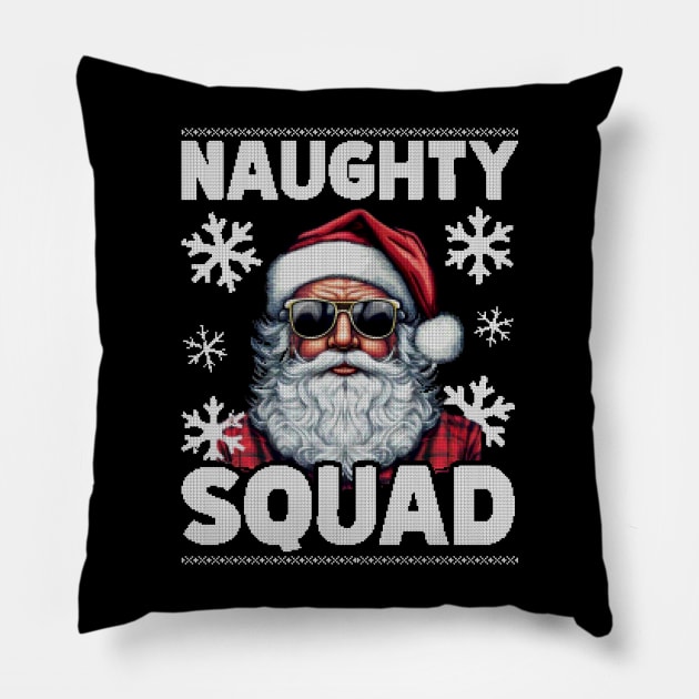 Naughty squad Pillow by RusticVintager