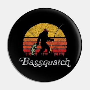 bassquatch fishing Pin