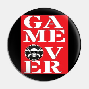 Game Over 2 Gaming Player by LoEndGraphics Pin