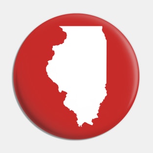 I love Illinois Pin