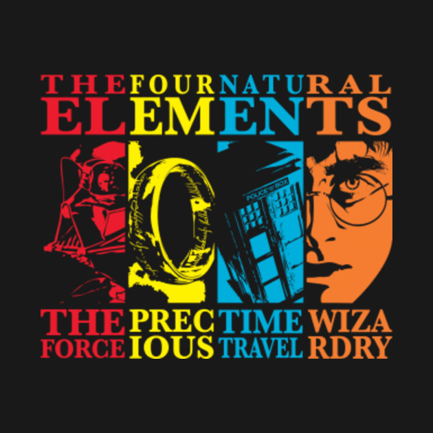 The Four Elements Fantasy TShirt TeePublic