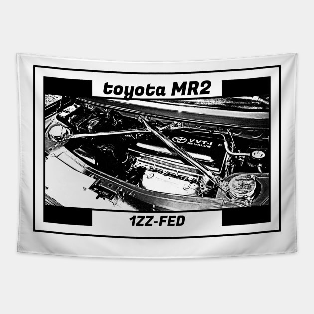 TOYOTA MR2 MK3 ENGINE Tapestry by Cero