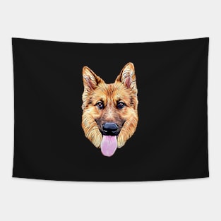 German Shepherd Light Beauty Tapestry