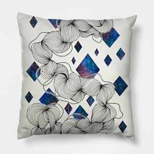 Galaxy Diamonds Pillow